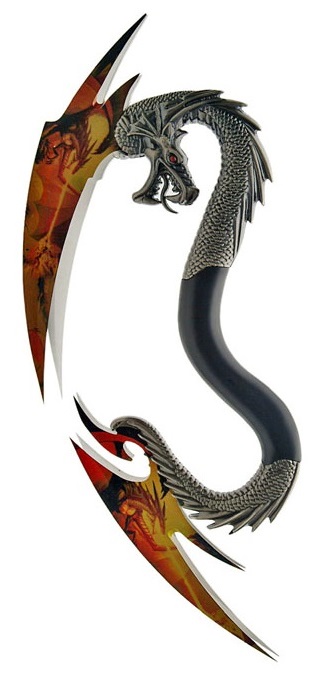 Arme Dragon dague 4 lames - collection3