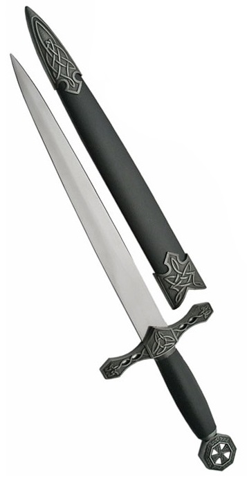 Dague celtique en métal - inclus fourreau11