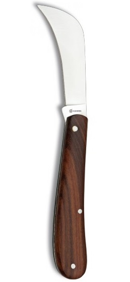 Couteau serpette 16,8cm bois - Albainox2
