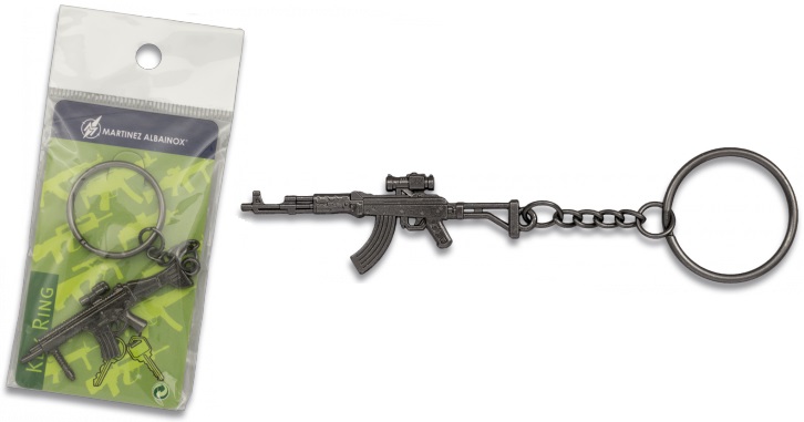 Porte-clé gun en acier inox - Design original3