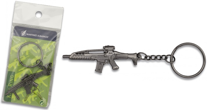 Porte-clé gun acier inox série 5 - Design original