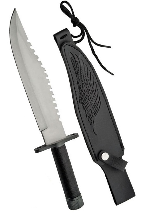 Poignard style Rambo kit de survie - couteau4