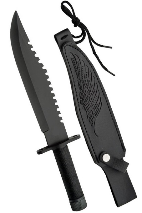 Poignard style Rambo kit de survie - couteau6
