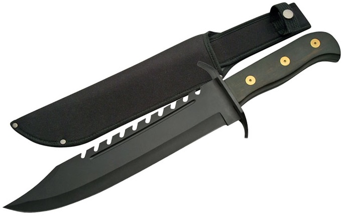 Grand poignard Bowie de chasse 42cm - Couteau