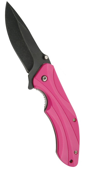 couteau de survie rose