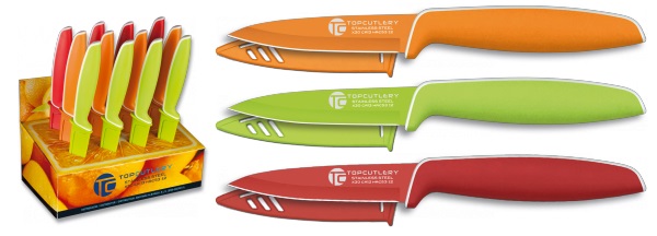 12 Couteaux de table cuisine - Couleur design