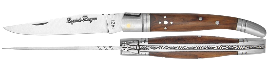 Couteau Laguiole 19cm - bois palisssandre