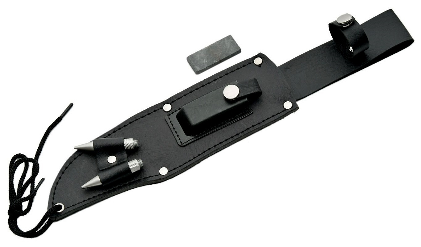 Poignard Marine 35cm + kit de survie - couteau.