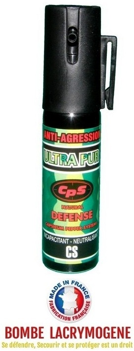 Bombe lacrymogene gel poivre 100ml spray defense autoprotection -  Rhinodefense