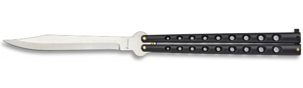 Grand balisong 32cm noir - Couteau papillon..