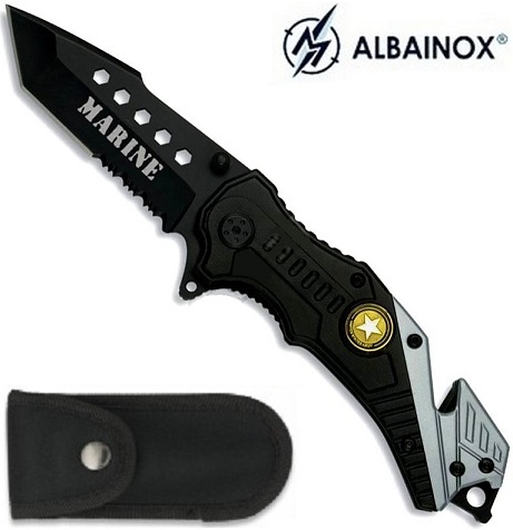 Couteau pliant 20,2cm MARINE - design ALBAINOX
