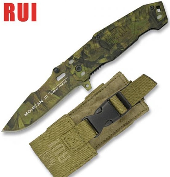 Couteau tactique TITANE 17,8cm camouflage - RUI