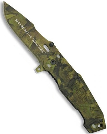Couteau tactique TITANE 17,8cm camouflage - RUI.