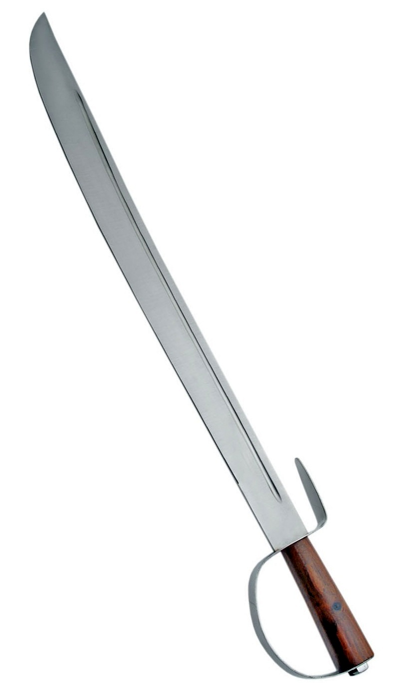 Epée de pirate 80cm manche bois - sabre.