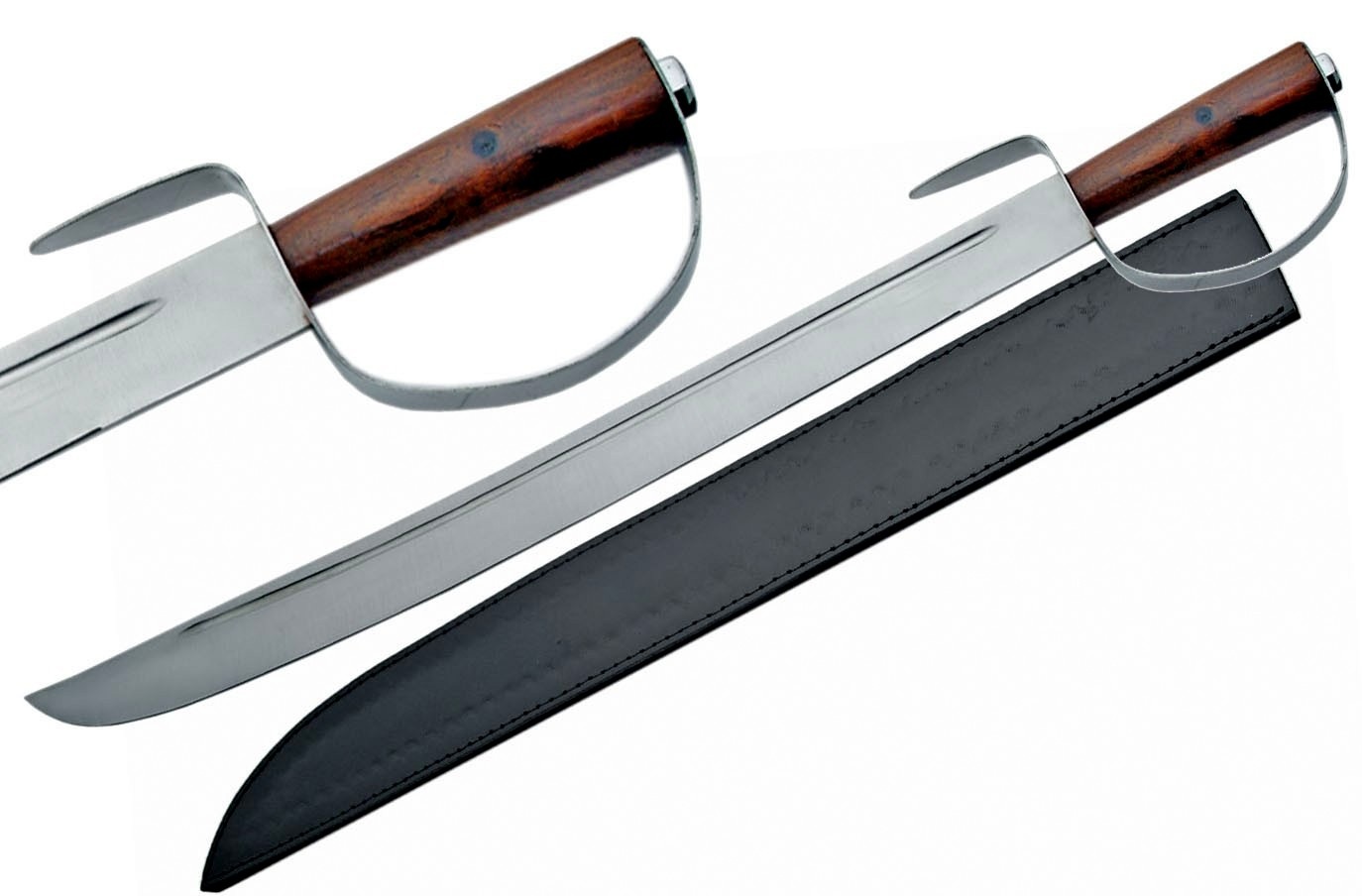 Epée de pirate 80cm manche bois - sabre