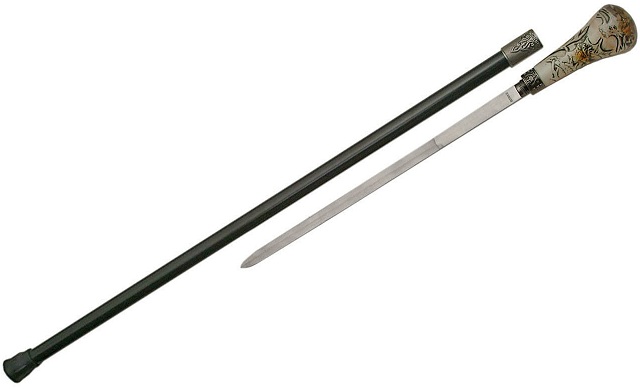 Canne épée 91cm de marche - design Chevreuil chasse.