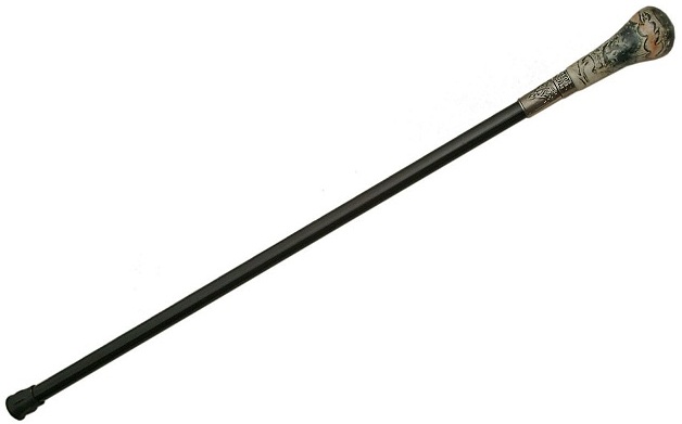 Canne épée 91,5cm de marche - design Loup..