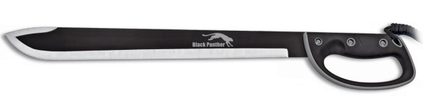 Machette black panther 61,5cm - garde main.