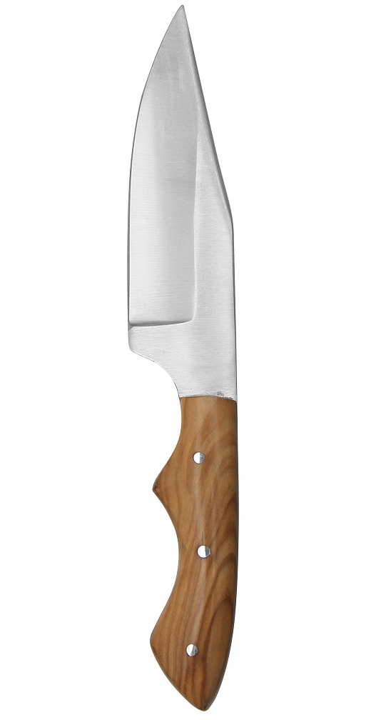 Poignard couteau 20,2cm full tang - Bois de teck.