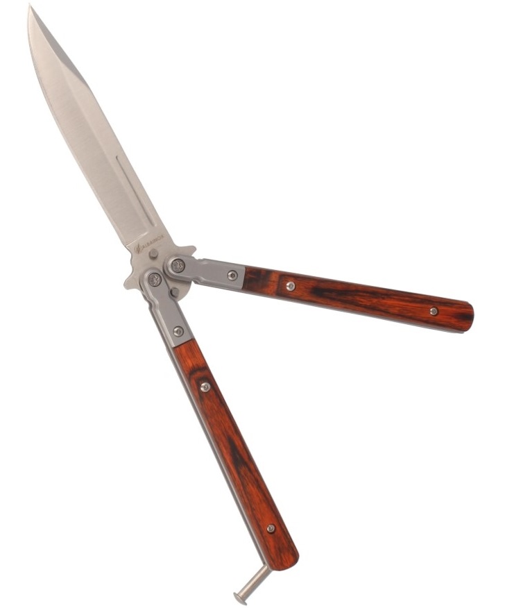 Couteau papillon balisong 22,5cm micarta - ALBAINOX.