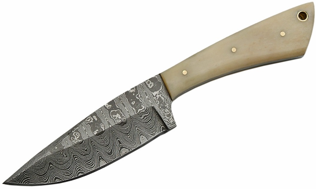 Couteau poignard 20,2cm DAMAS - Damascus full tang.