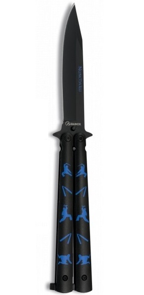 Balisong couteau papillon 22,3cm ALBAINOX - Design Ninja.