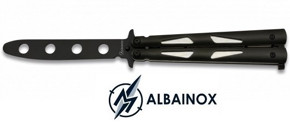 Balisong couteau papillon 22,5cm tricks - ALBAINOX