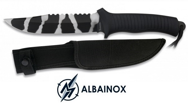 Poignard couteau tactique 28,2cm - Camouflage ALBAINOX