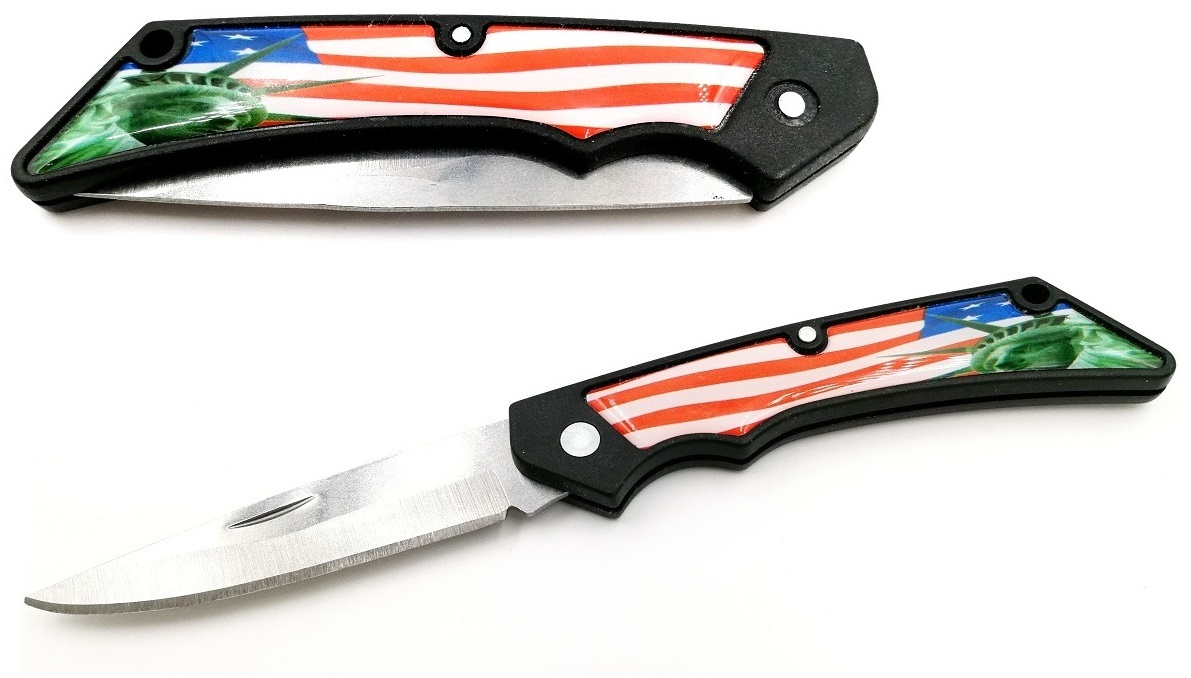 Couteau pliant 16,8cm - Design USA Etats-Unis