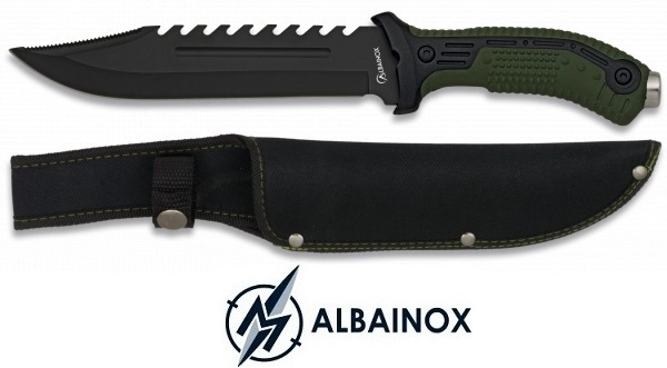Poignard couteau tactique 32cm lame design - ALBAINOX