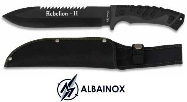 Poignard couteau tactique 32,5cm Rebelion - ALBAINOX