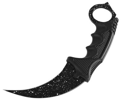 Couteau CS GO Counter Strike 18,7cm - noir blanc tactique.....
