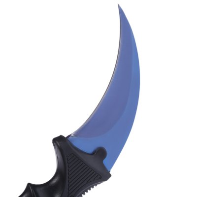 Couteau CS GO Counter Strike 18,7cm - tactique bleu....