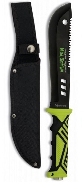 Poignard couteau 32,5cm - Design ZOMBIE..