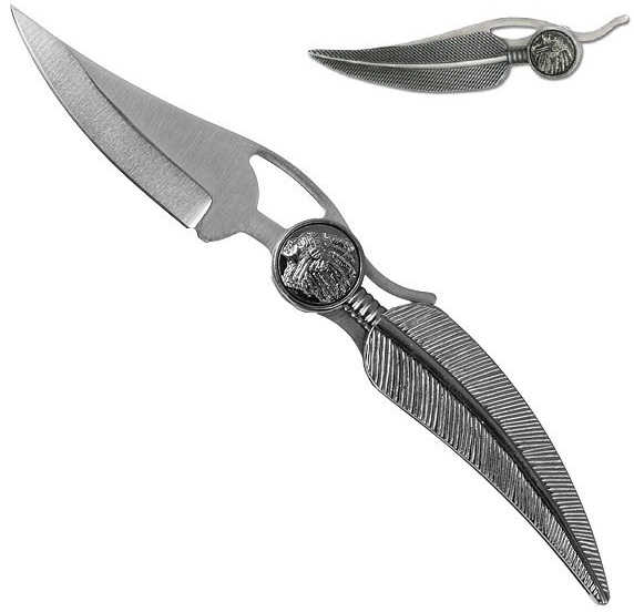 Coffret couteau pliant 20cm - Design indien.