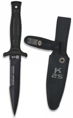 Dague couteau de botte 23cm tactique - K25 RUI..