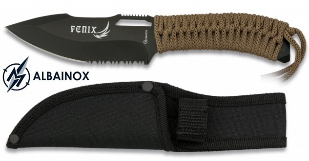 Couteau tactique FENIX 20,2cm Full Tang - ALBAINOX