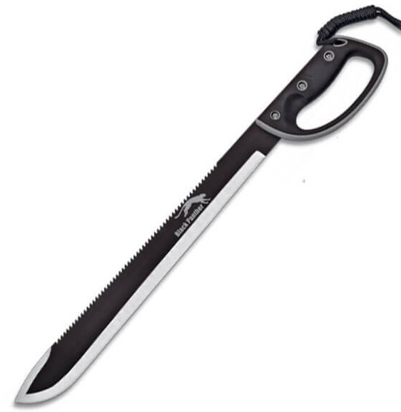 Machette black panther 61,5cm coupe-coupe garde main.