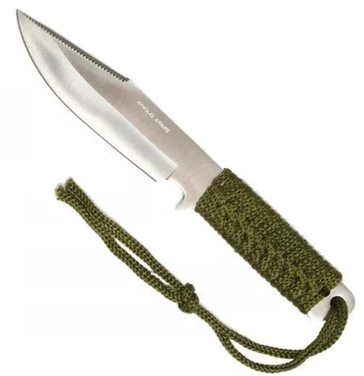 Couteau tactique 19cm paracorde poignard - vert..