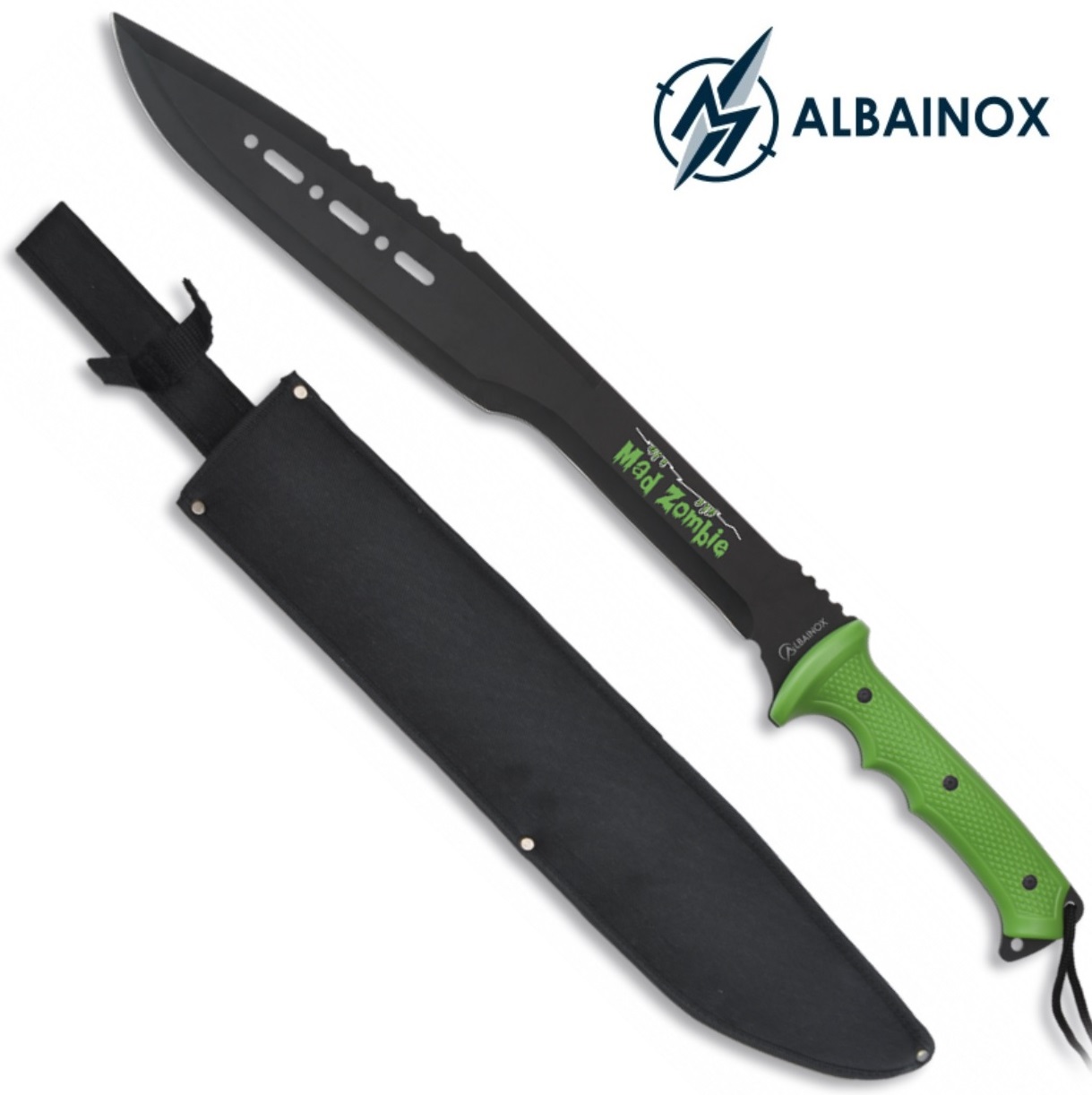 Machette Zombie 63,5cm full tang acier - ALBAINOX - 2