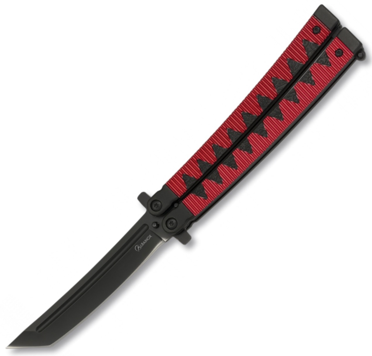 Balisong couteau papillon 24cm ALBAINOX - Design katana - 2 - Copie