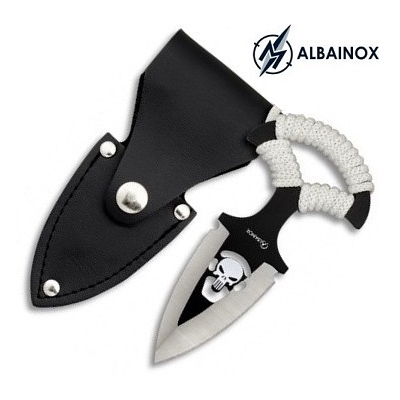 Dague push-dagger 12,7cm couteau de botte ALBAINOX