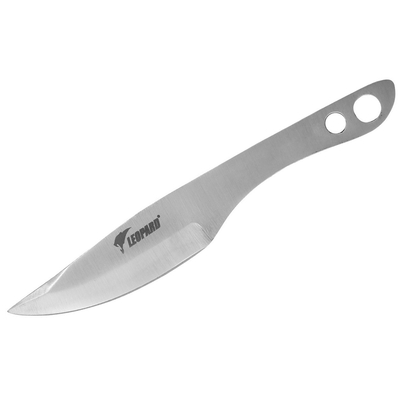 Couteau de lancer Léopard 16cm acier inox