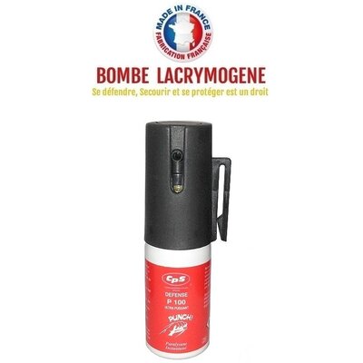 Bombe lacrymogène 15ml GEL POIVRE - aérosol lacrymo