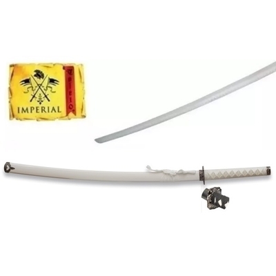 Katana tranchant arme 93,5cm blanc IMPERIAL
