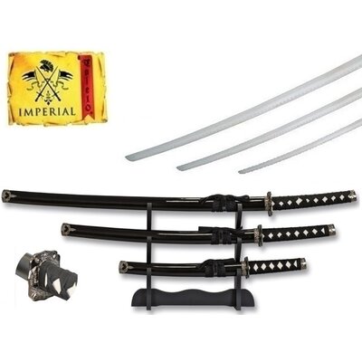 Lot 3 katanas katana arme + socle déco