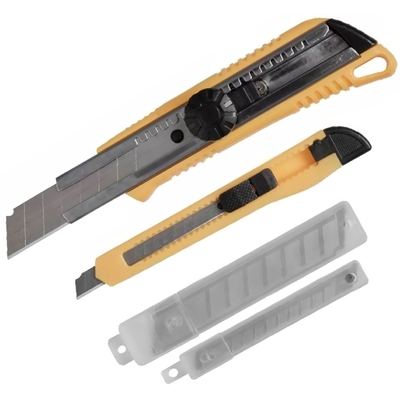 Lot de 2 cutters professionnels + 6 lames