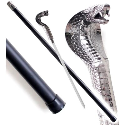 Canne épée bâton de marche 91cm Cobra Serpent
