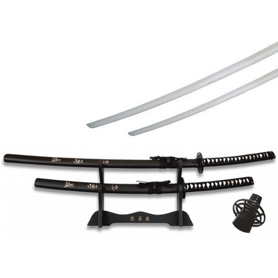 Lot 2 katanas 94cm et 69,5cm + socle déco - Katana IMPERIAL