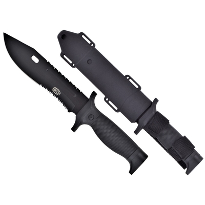 Poignard couteau tactique 30,5cm noir combat SCH